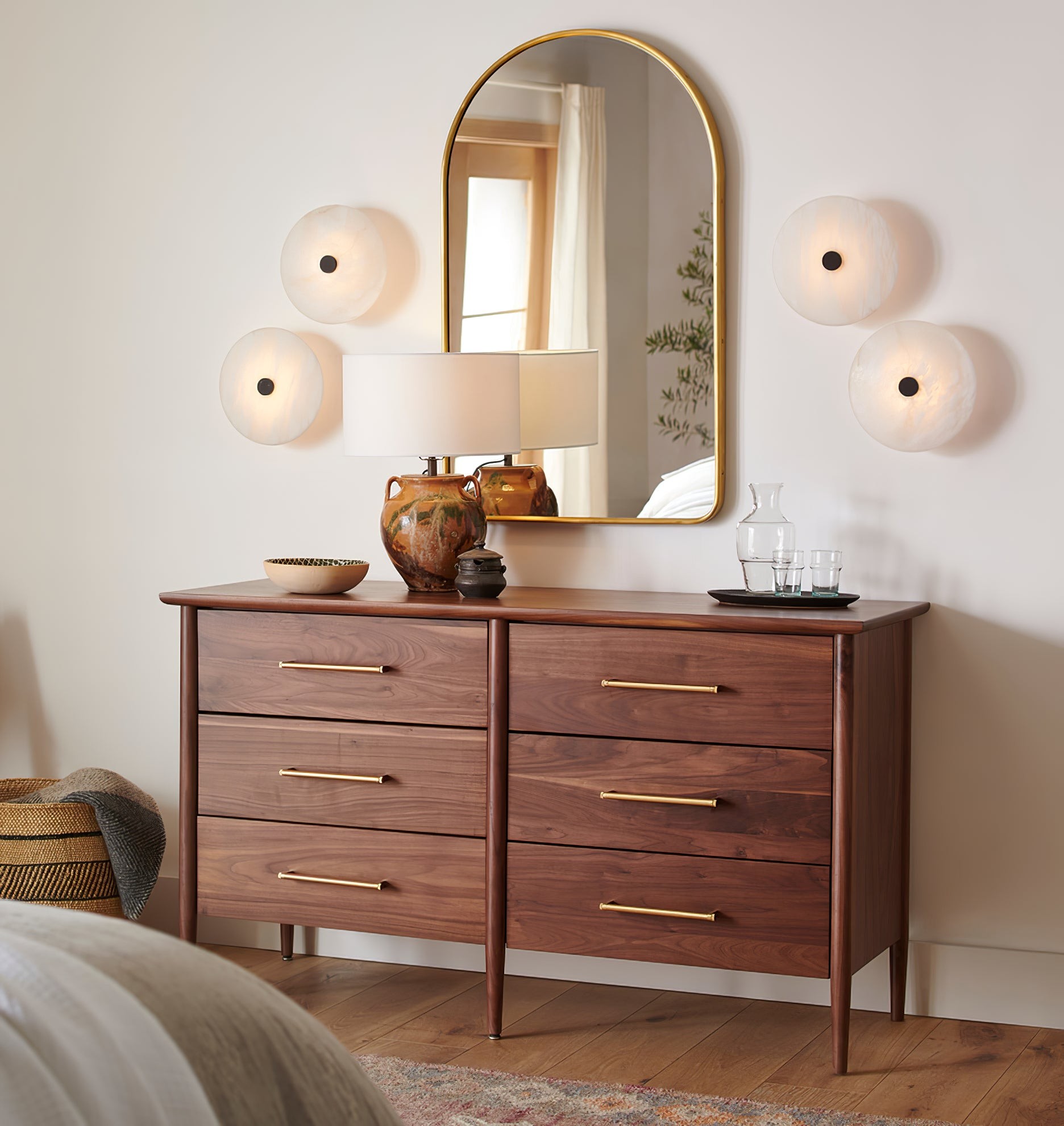 Ankeny Alabaster Plafondlamp HL3203