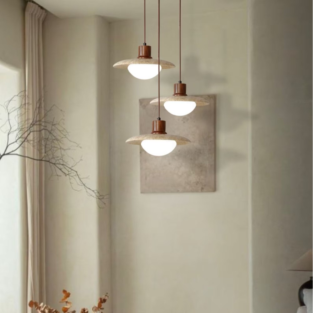 De Travertine Shining Rock hanglamp HL3423