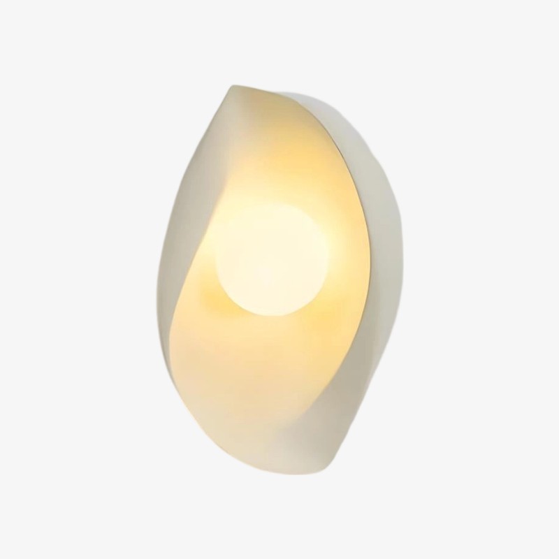 Goviena Moderne Wandlamp in Cocoonvorm - Minimalistische Decoratieve Wandlamp voor Slaapkamer en Hal HL3584