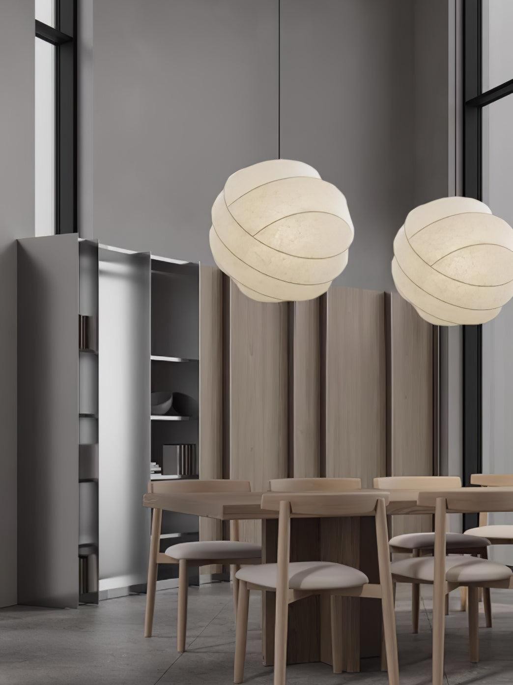 Wabi-Sabi Stijl Fiber Cocoon Hanglamp HL861