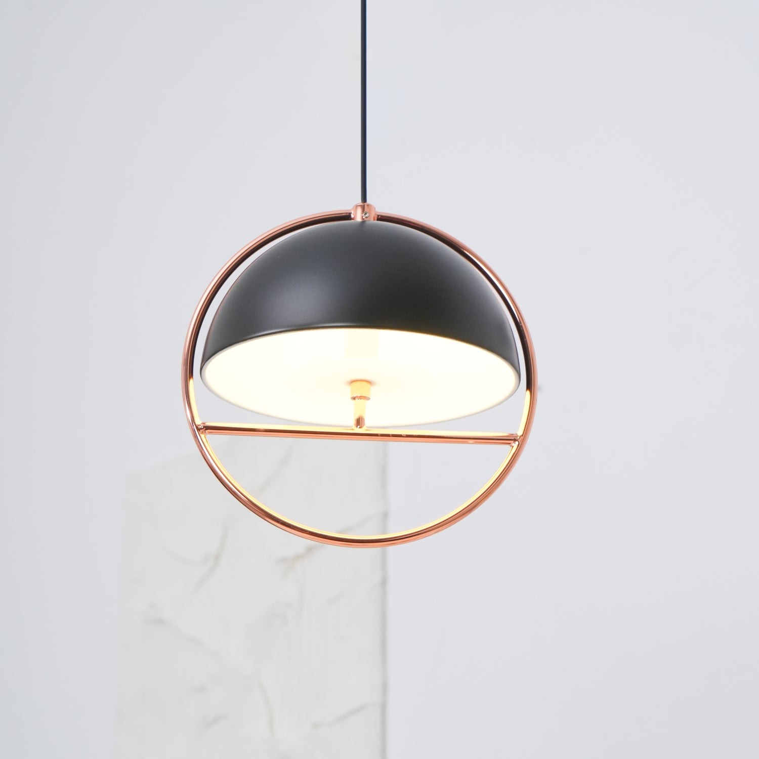 Nordic Halfronde Ring Metalen Hanglamp HL550