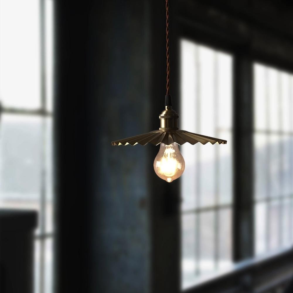 Koperen paraplu hanglamp