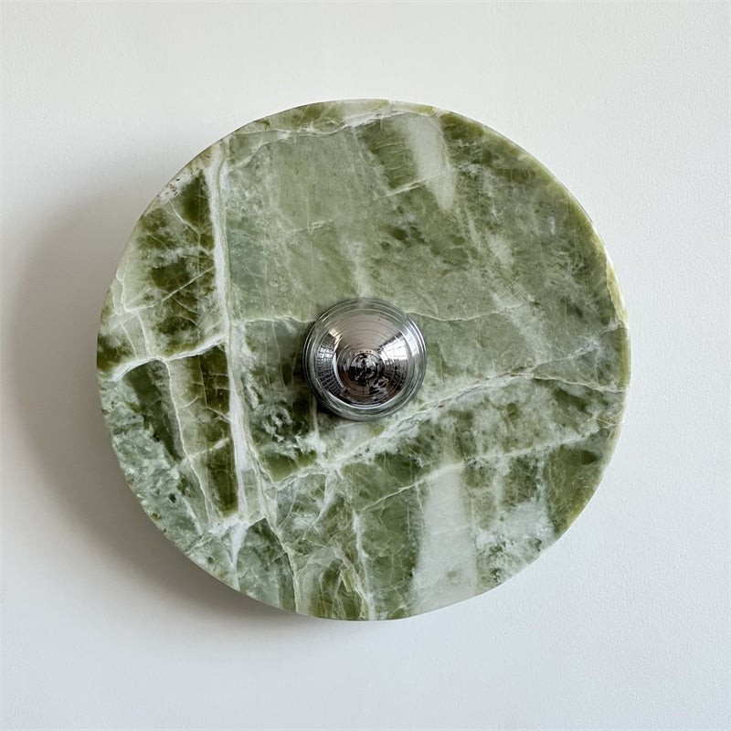 Groene Calacatta marmeren wandlamp HL3185