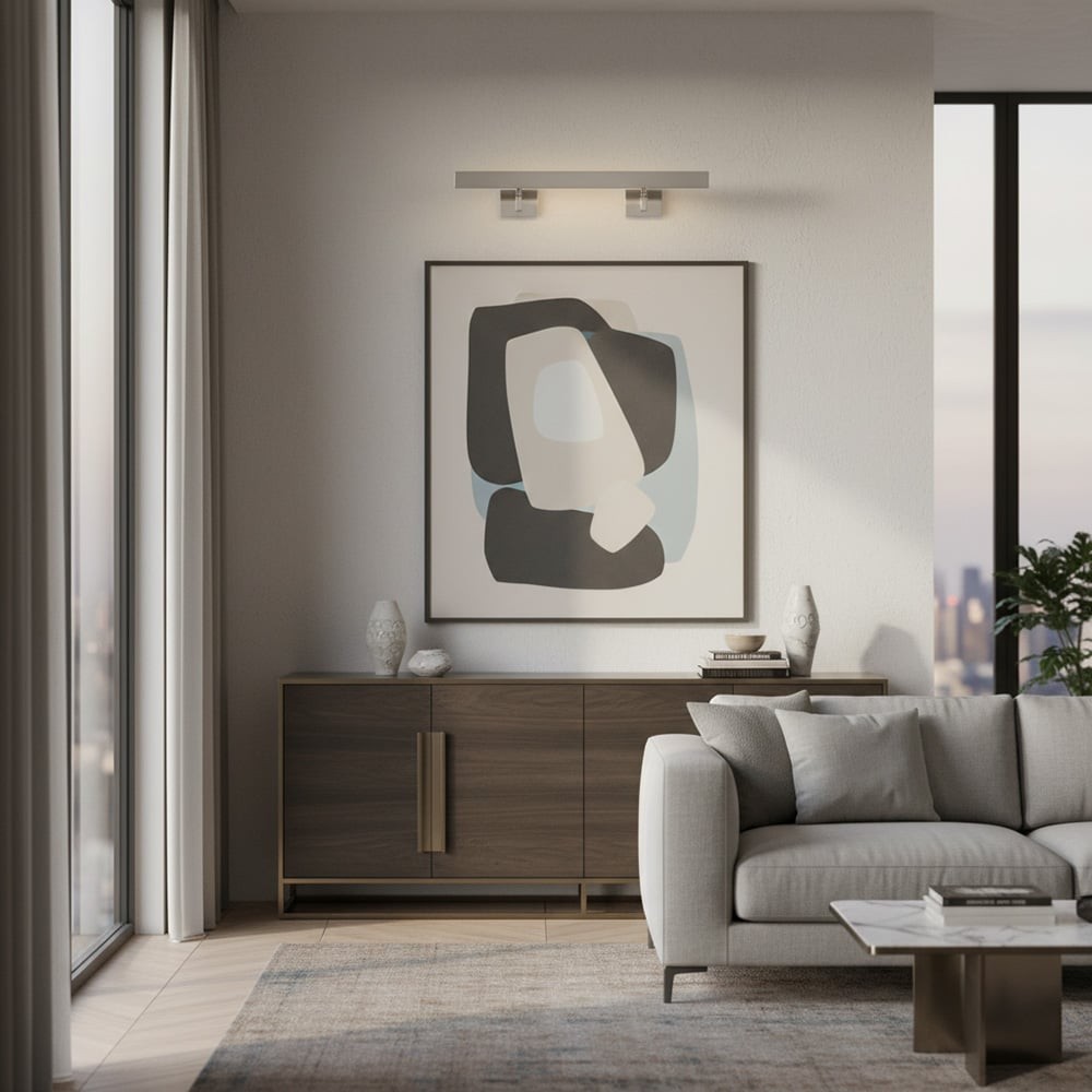 Minimalistische slanke wandlamp - Metalen kunstlamp HL1813