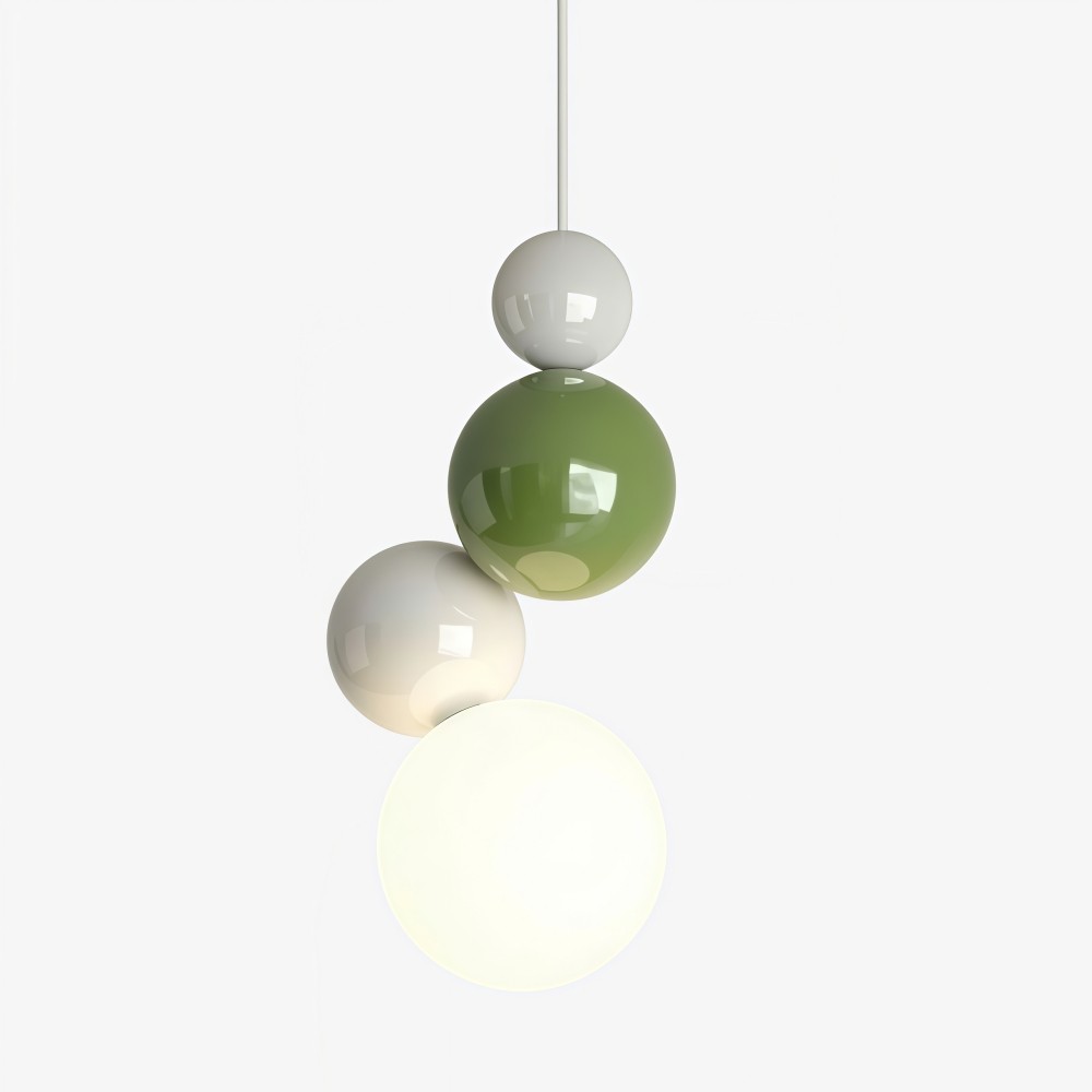 Nordic stijl bolvormige veelkleurige hanglamp HL933