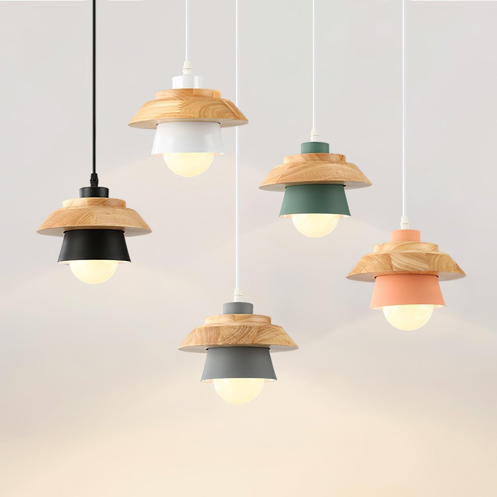 Hanglamp van steenhout HL728