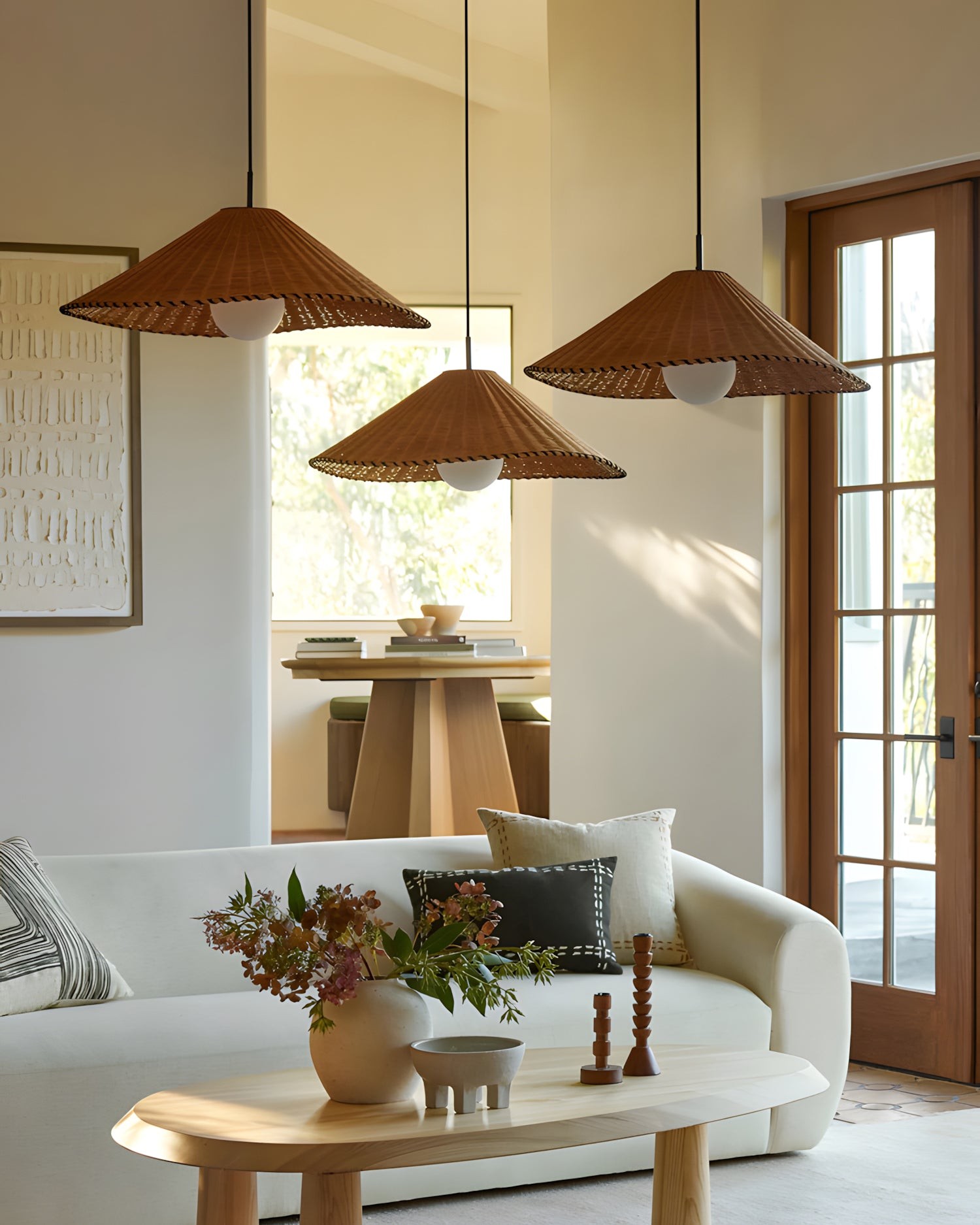 Hanglamp met textuur en vlakke afwerking HL2885