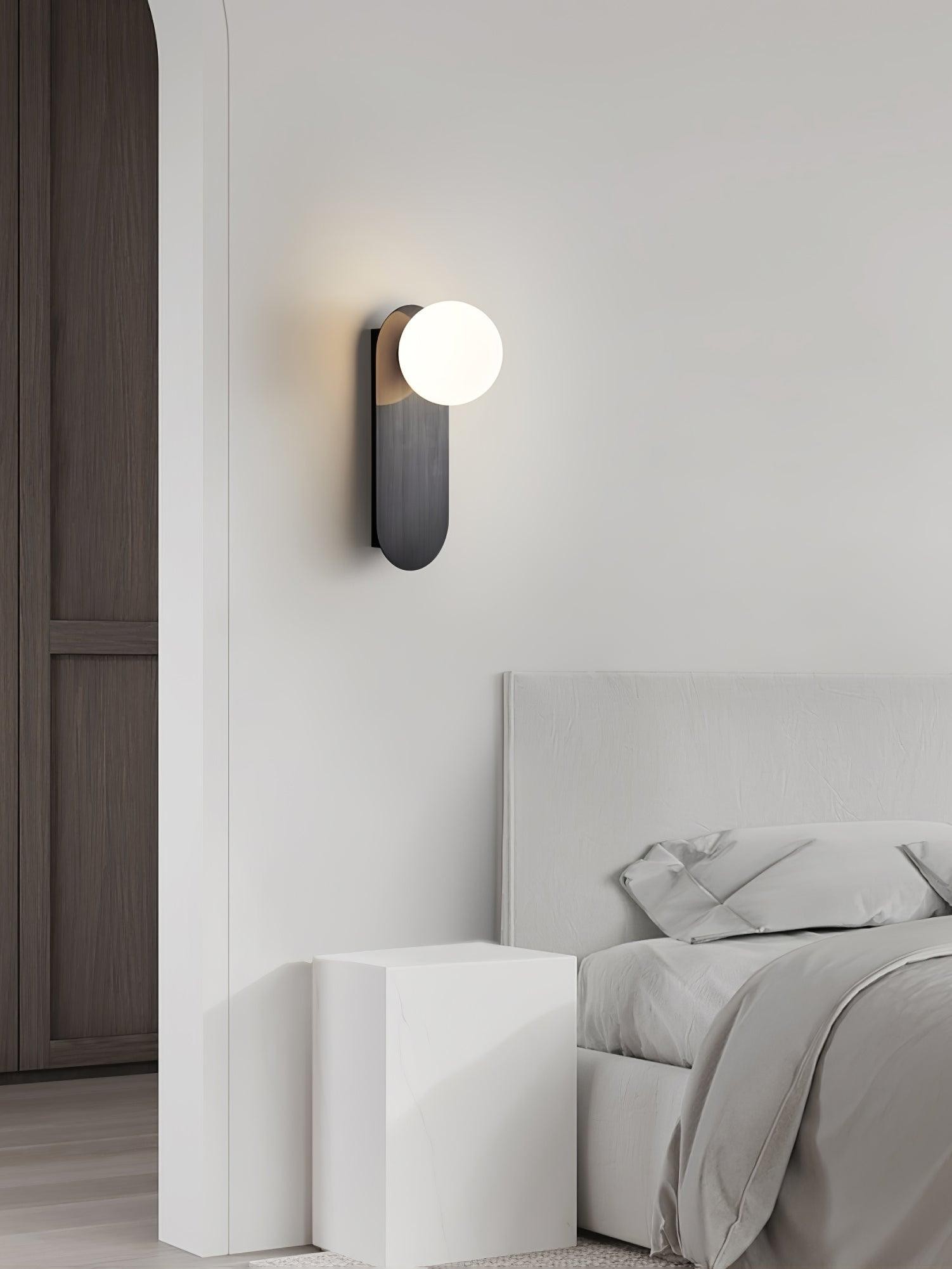 Moderne glazen wandlamp HL435