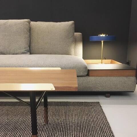 Moderne Revolve Schijf Metalen Tafellamp