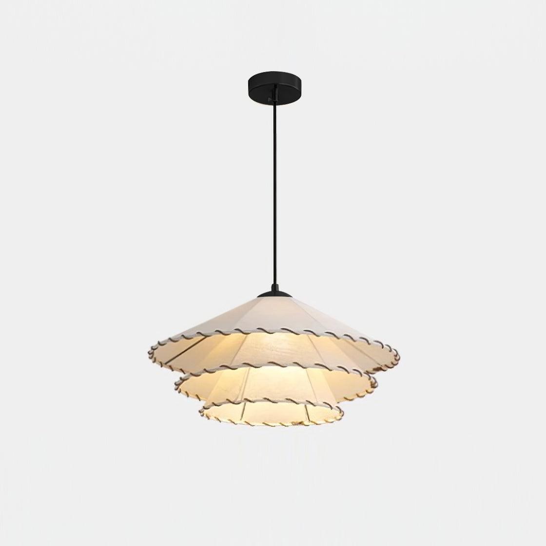 Vintage Lotusblad Stoffen Hanglamp HL639