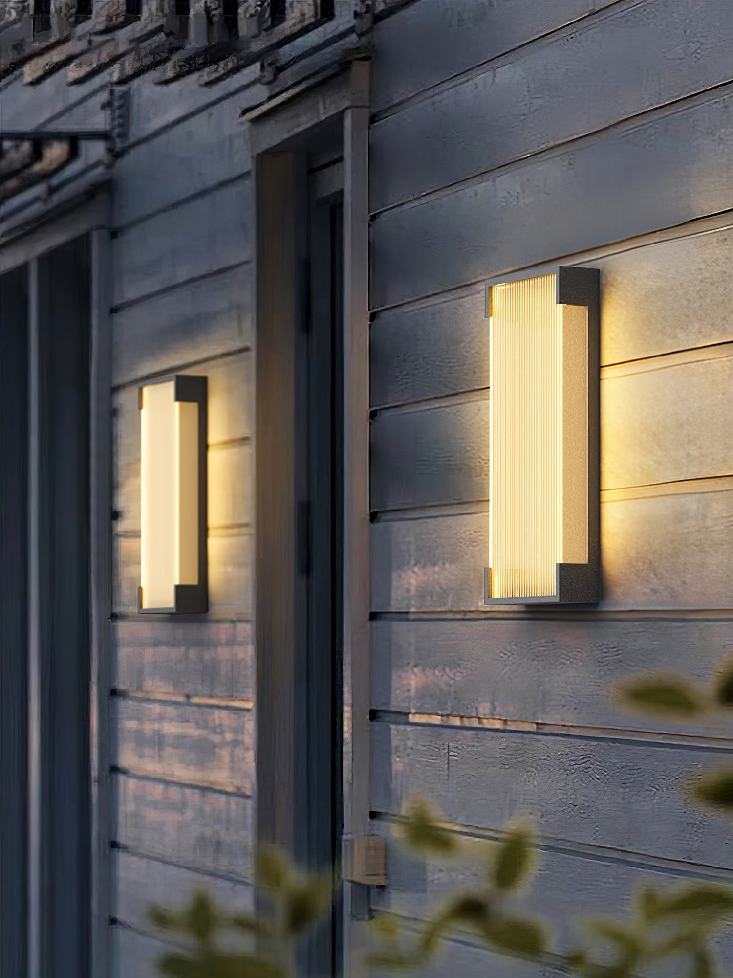 Rechthoekige buitenwandlamp HL793