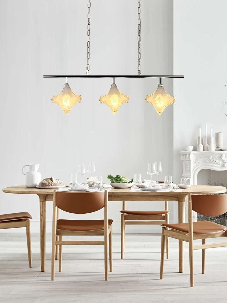 Art Deco Star Lineaire Hanglamp - Elegante Verlichting voor Keukeneiland - Astris Cassiopeia HL1798