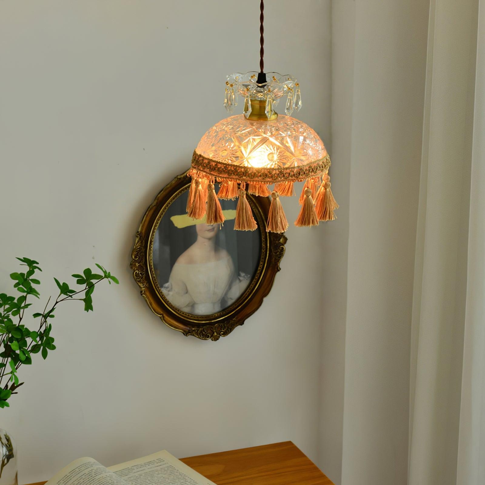 Komvormige kwast hanglamp HL388