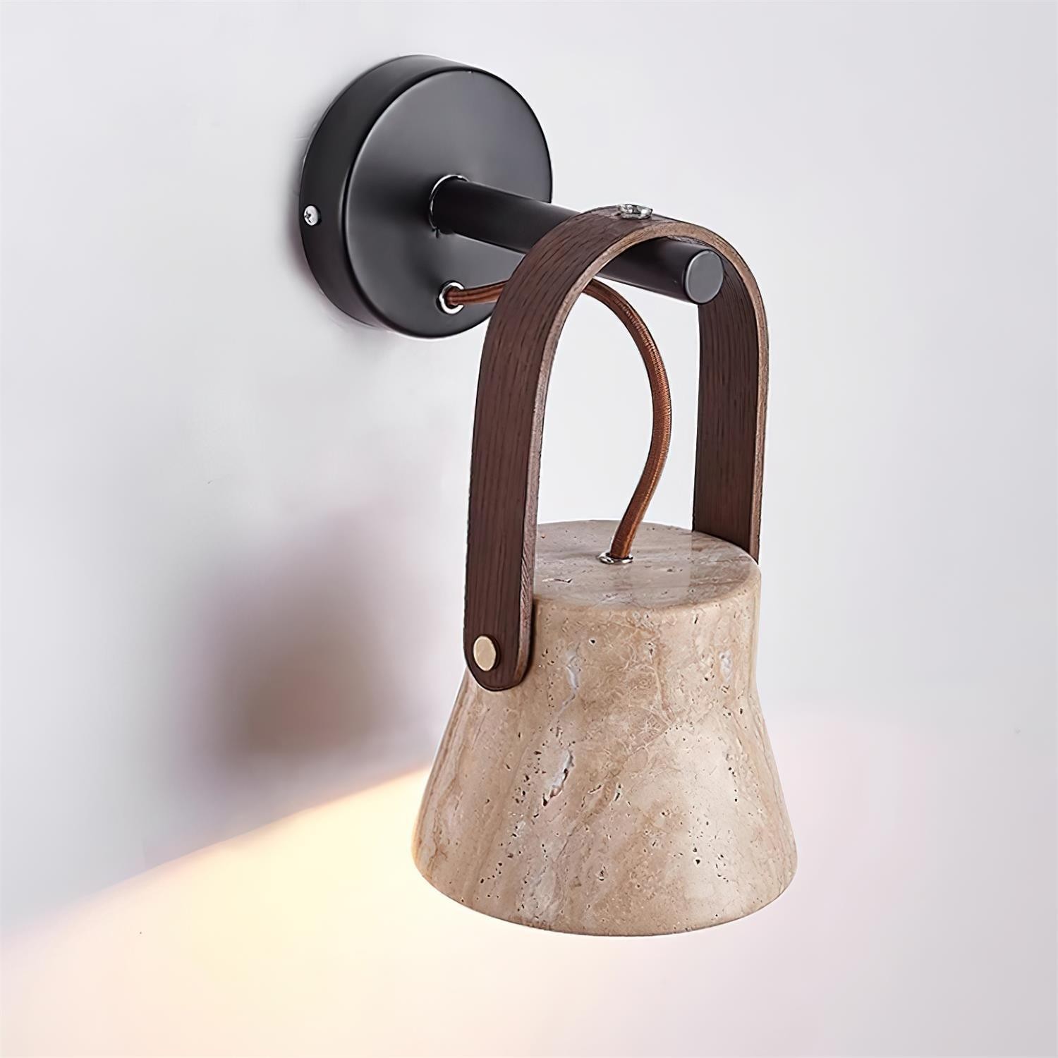Gepersonaliseerde creatieve gebogen draagbare wandlamp HL512