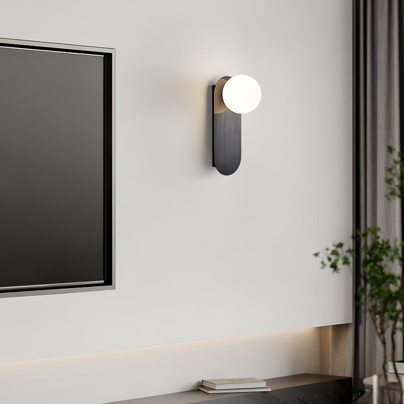 Moderne glazen wandlamp HL435