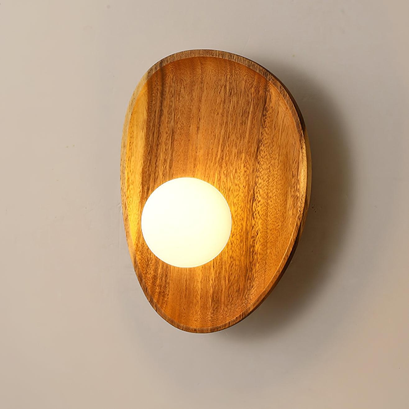 Moderne Minimalistische Curve Houten Wandlamp HL303