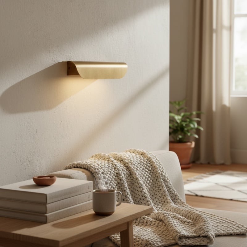 Hidra Moderne Metalen Wandlamp - Minimalistische Downlight Wandlamp voor Moderne Woningen HL1923