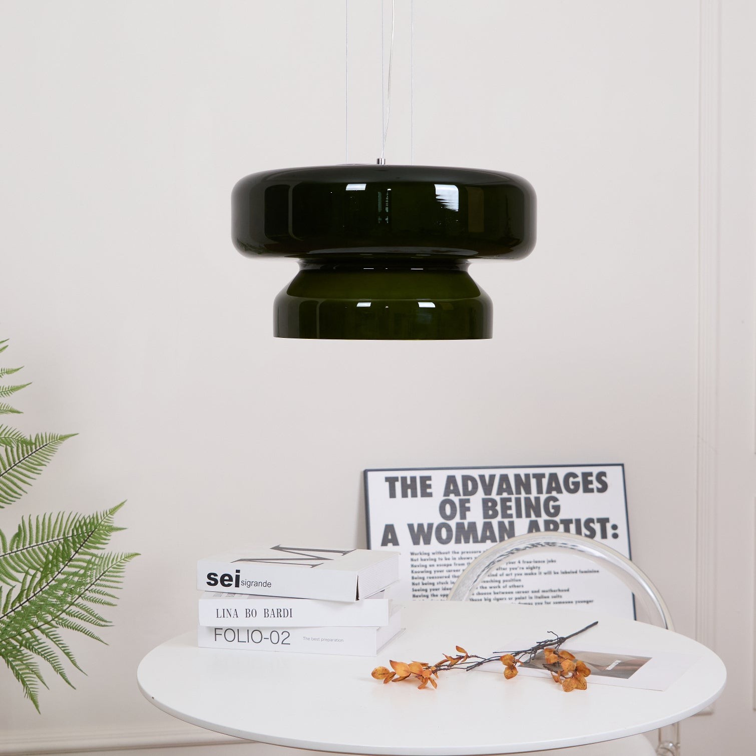 Boheemse Stijl Minimalistische Glazen Hanglamp HL382