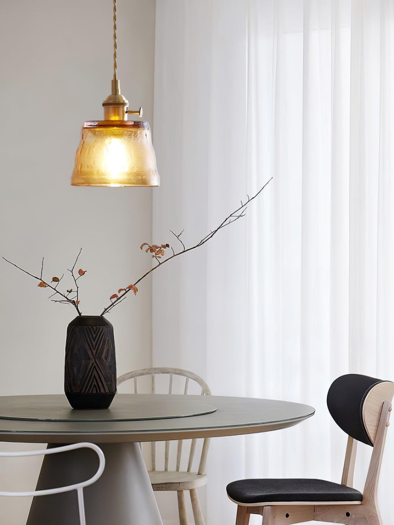 Nordic eenvoudige glazen beker hanglamp HL530