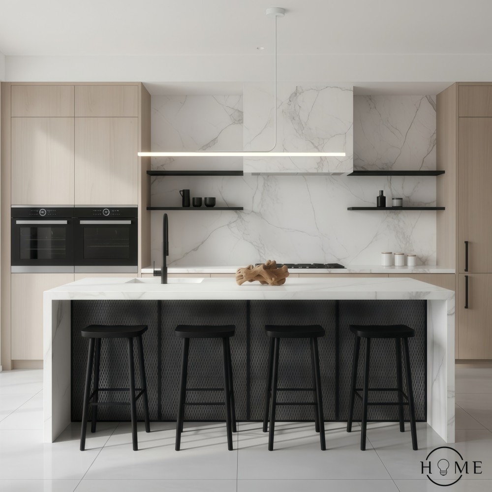 Moderne eenvoudige asymmetrische lineaire hanglamp HL705