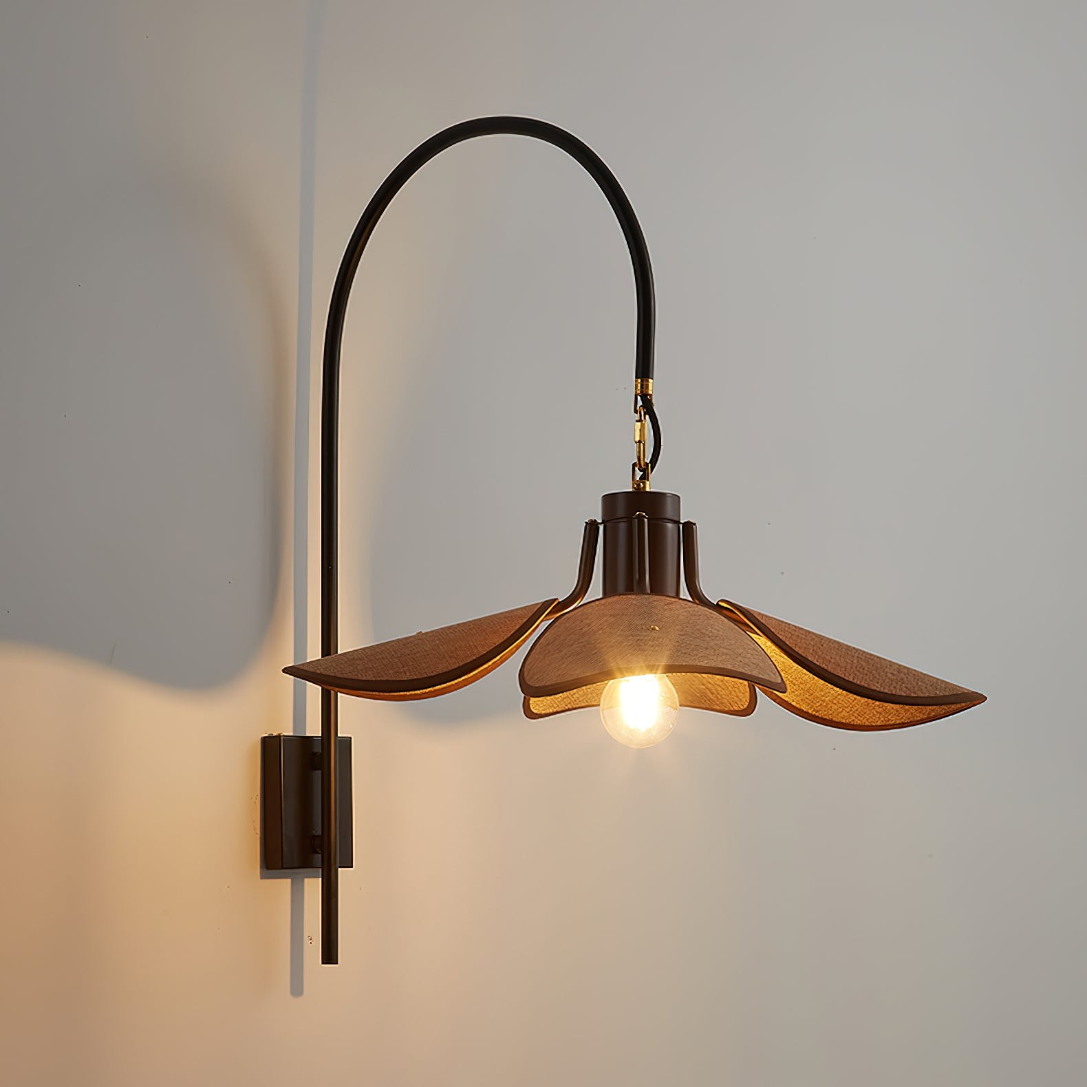 Retro Wabi-Sabi Stijl Petal Bloom Wandlamp HL622