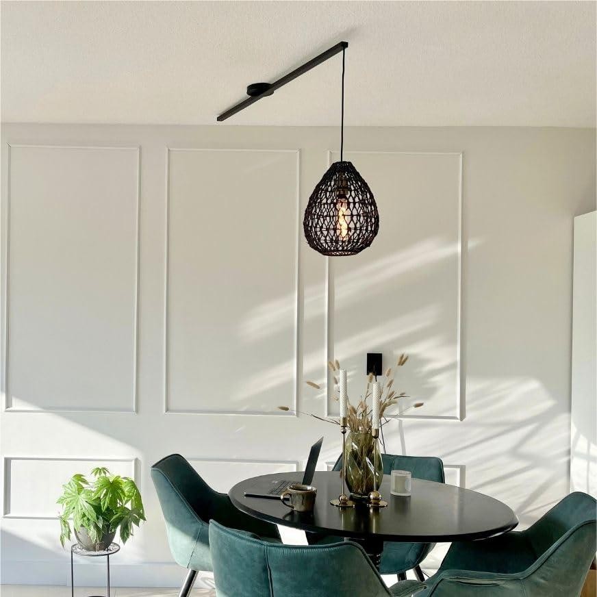 Zwenkarm enkel ophangsysteem voor een hanglamp HL202