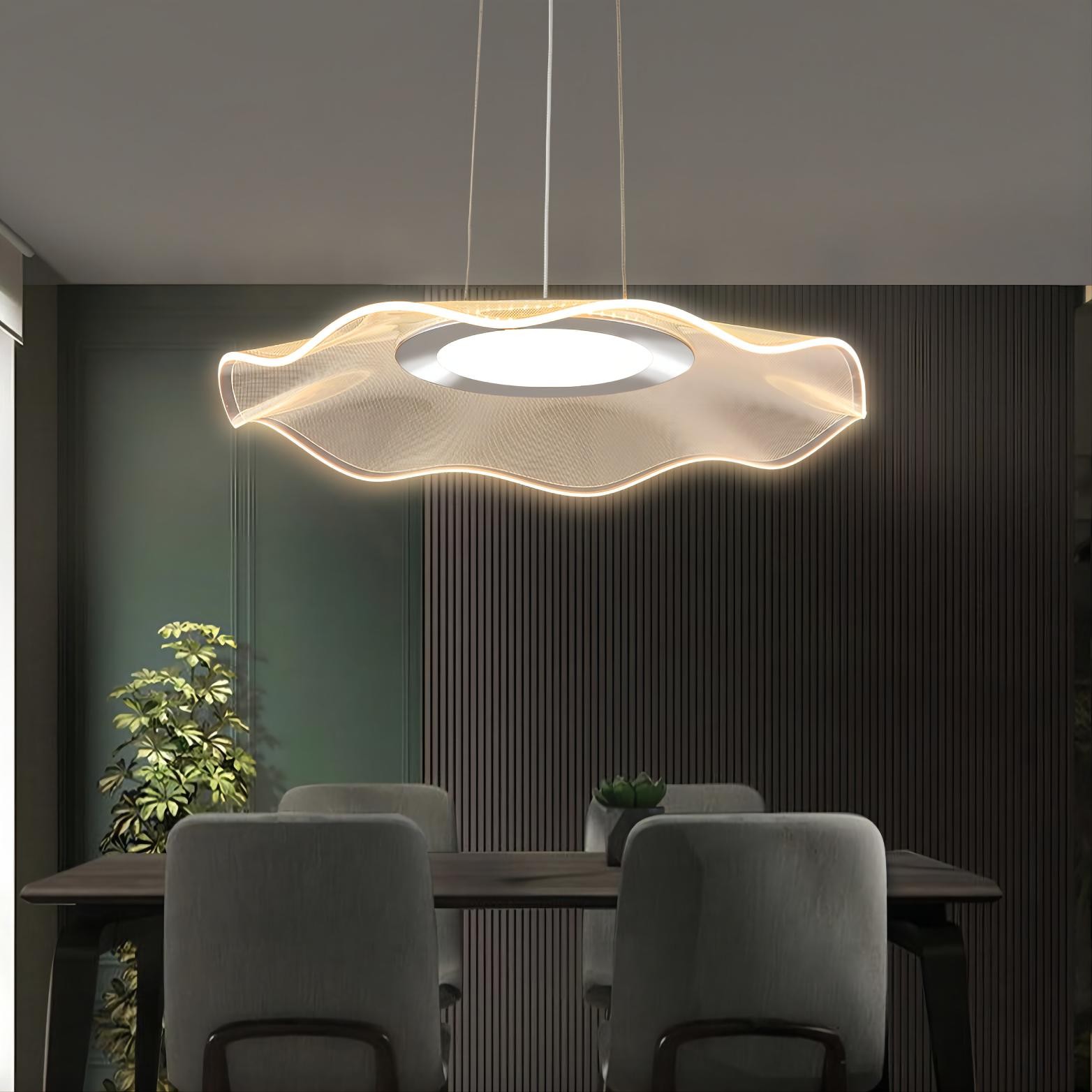 Moderne LED lotusblad kroonluchter