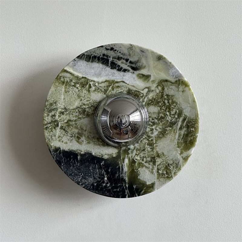 Groene Calacatta marmeren wandlamp HL3185