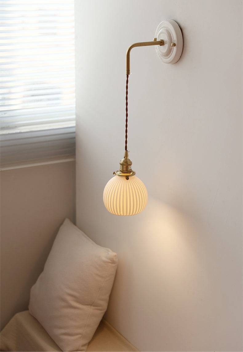 Decoratieve keramische wandlamp HL1807
