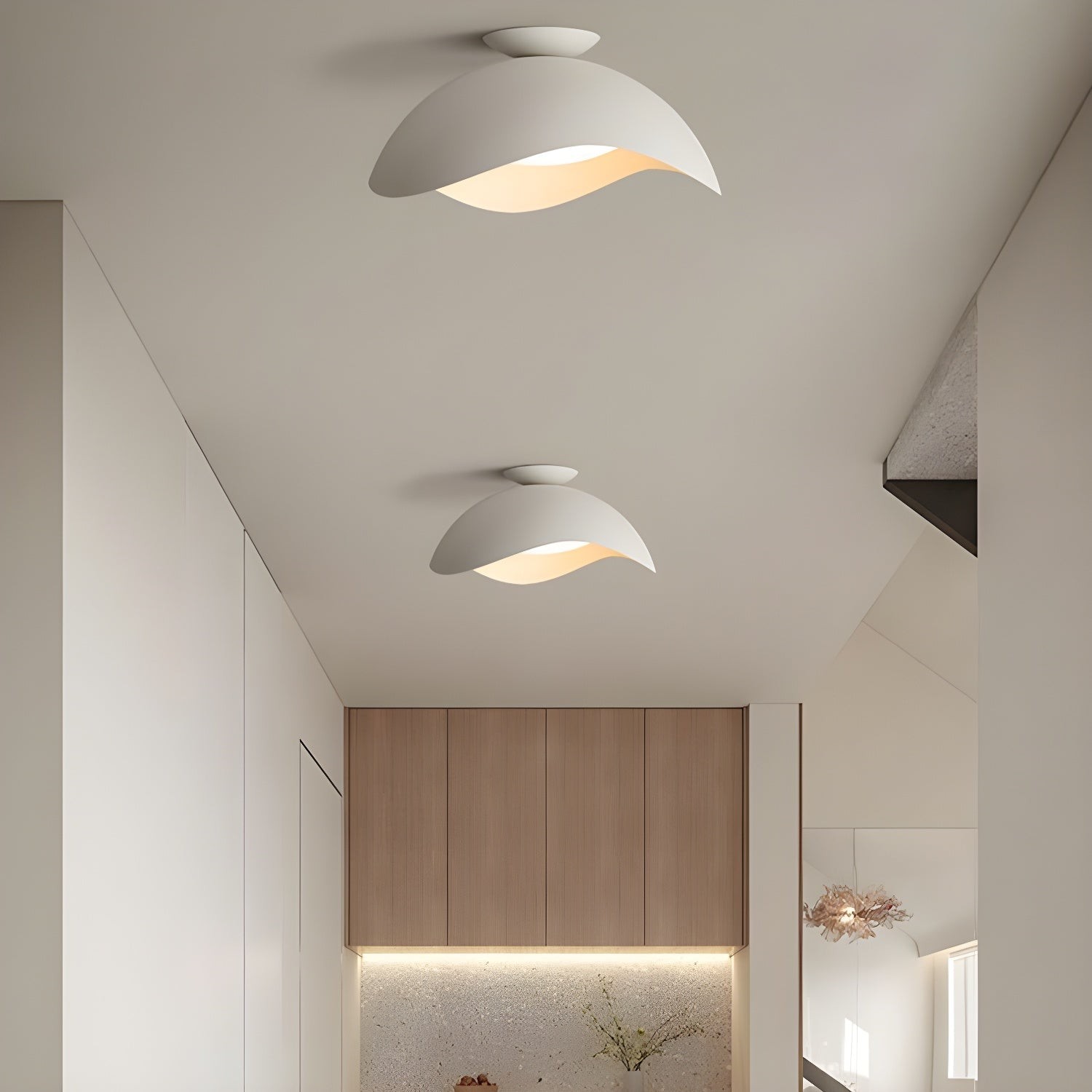 Eenvoudige Wave Plafondlamp HL744
