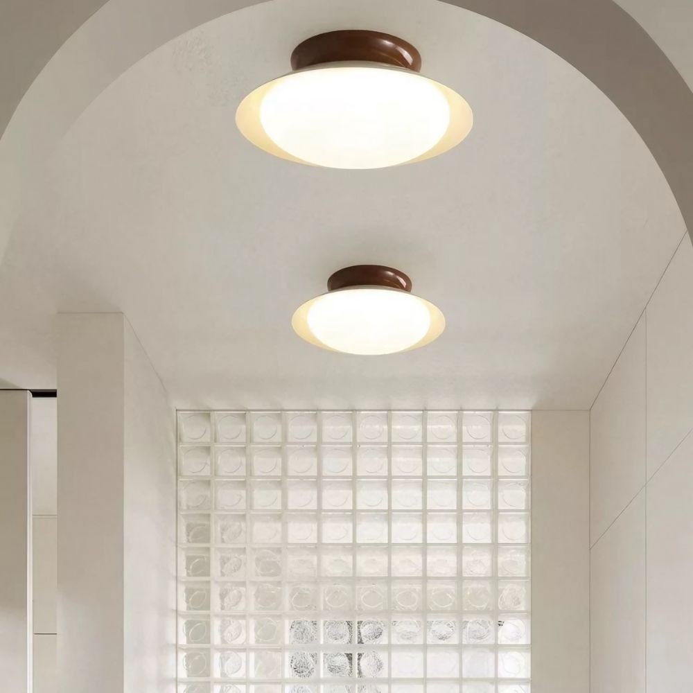 Crèmekleurige moderne plafondlamp HL632