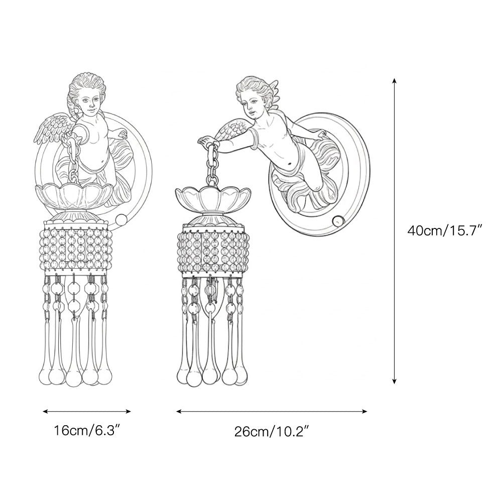 Sabrina Angelic wandlamp HL3292
