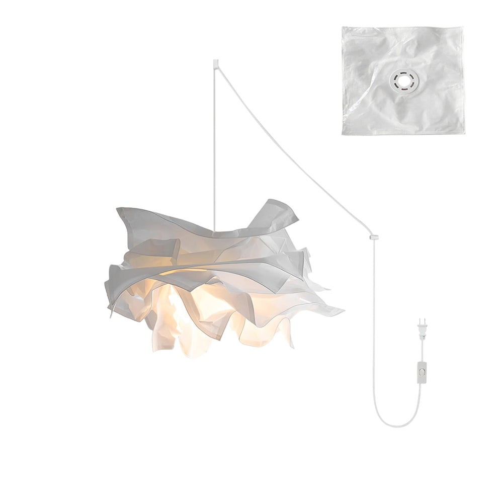 Papieren hanglamp met stekker HL2640