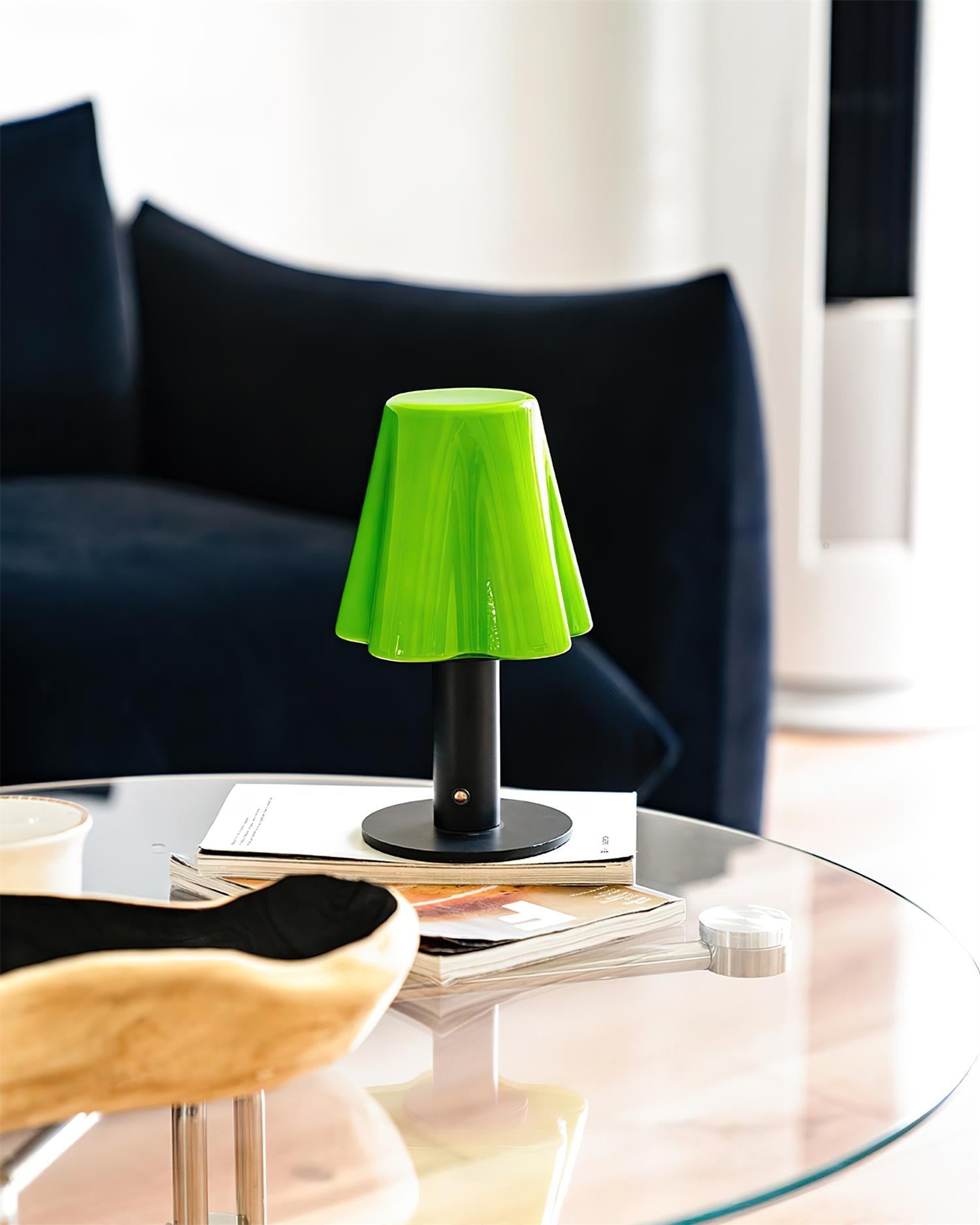 Moskleurige tafellamp HL2662