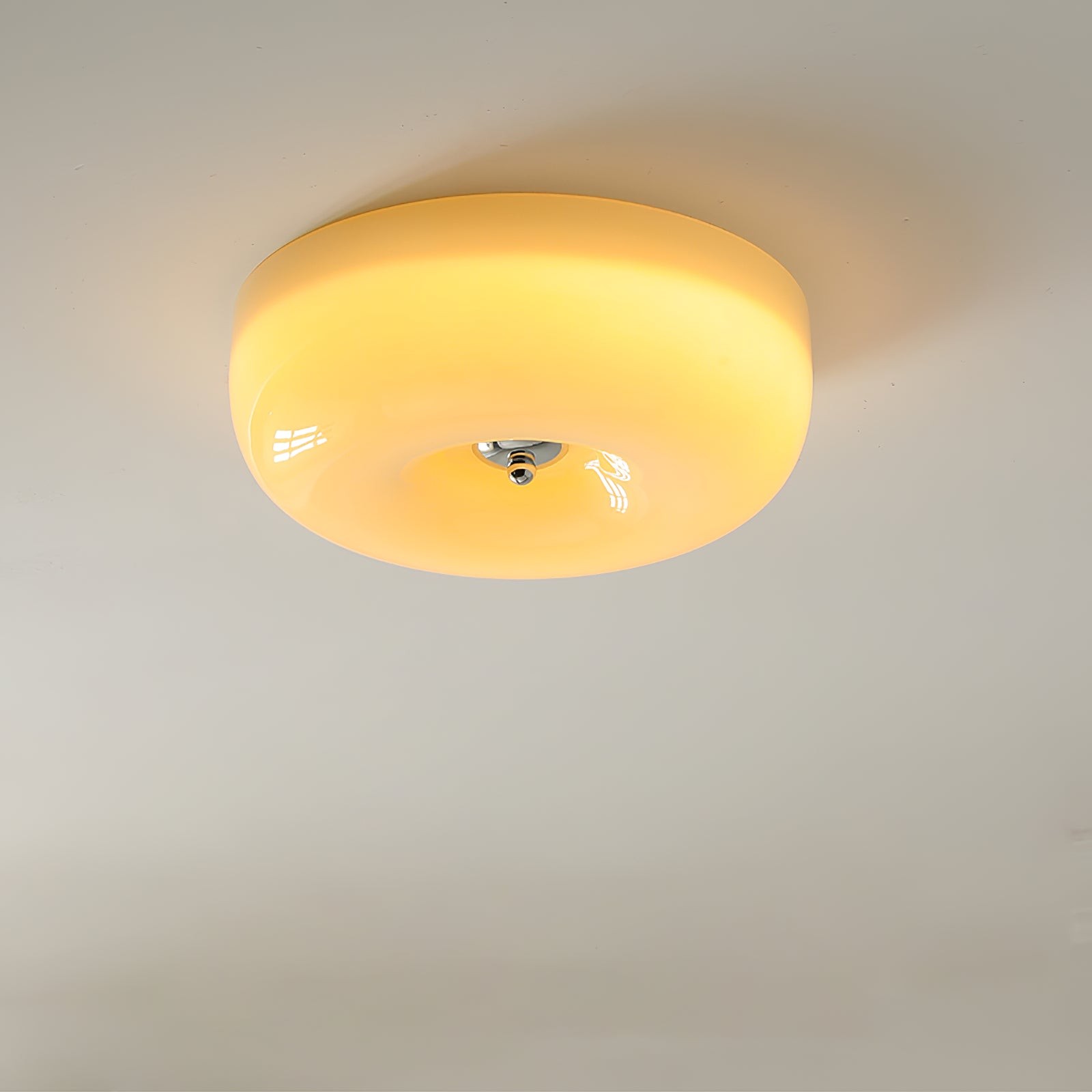 Art Deco Crème Pudding Plafondlamp HL203