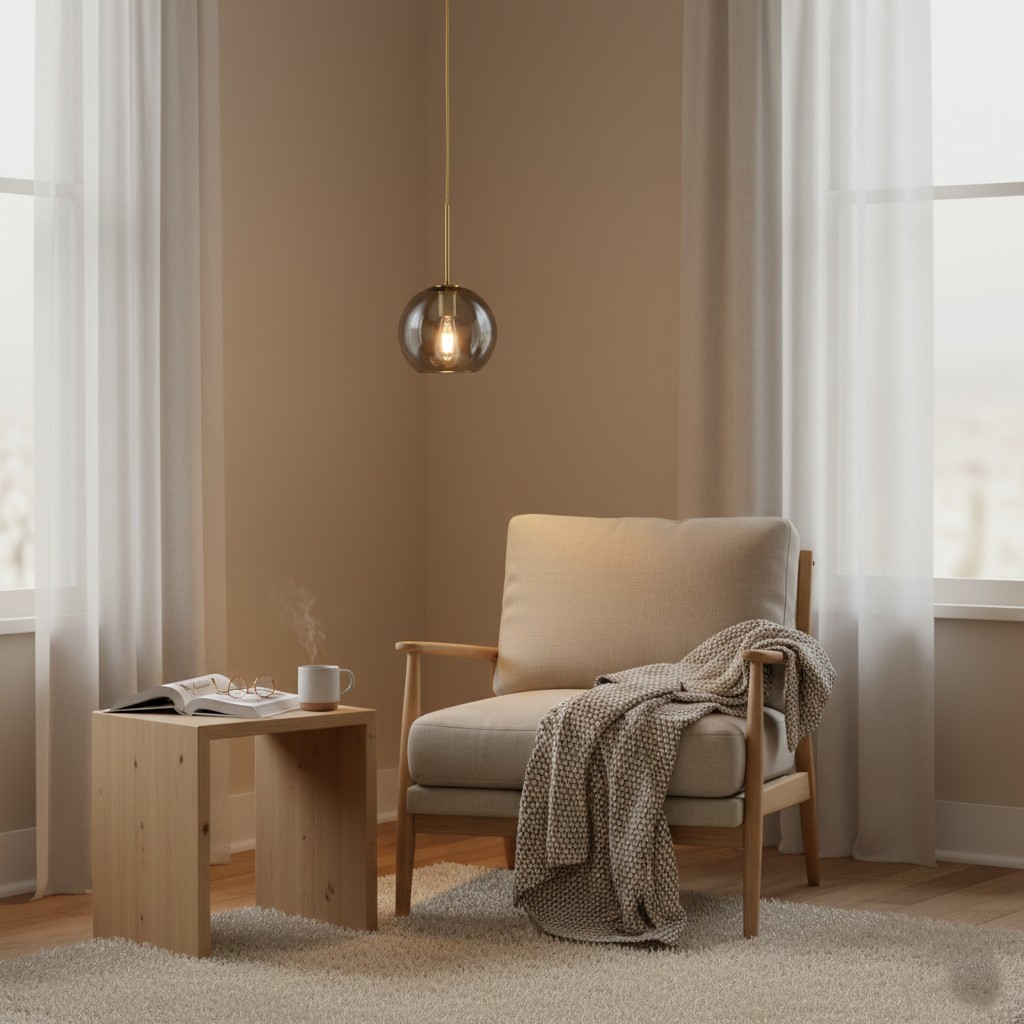 Solara Nordic bolvormige glazen hanglamp HL3496
