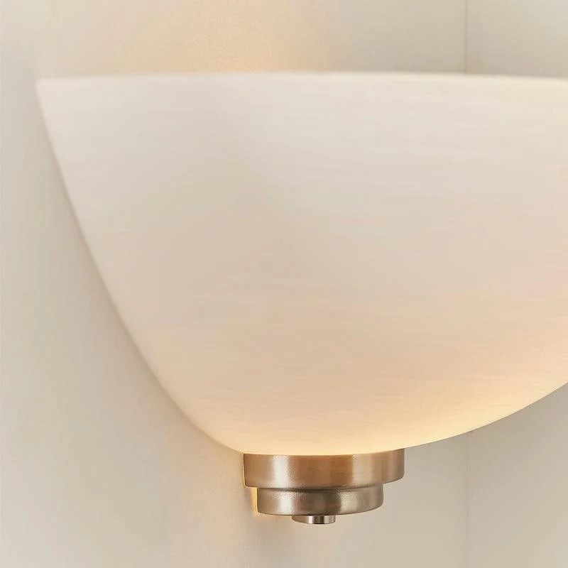 Lunetal Uplighter Retro Art Deco Profiel Wandlamp - Decoratieve Wandlamp voor Hal of Studiekamer HL2036