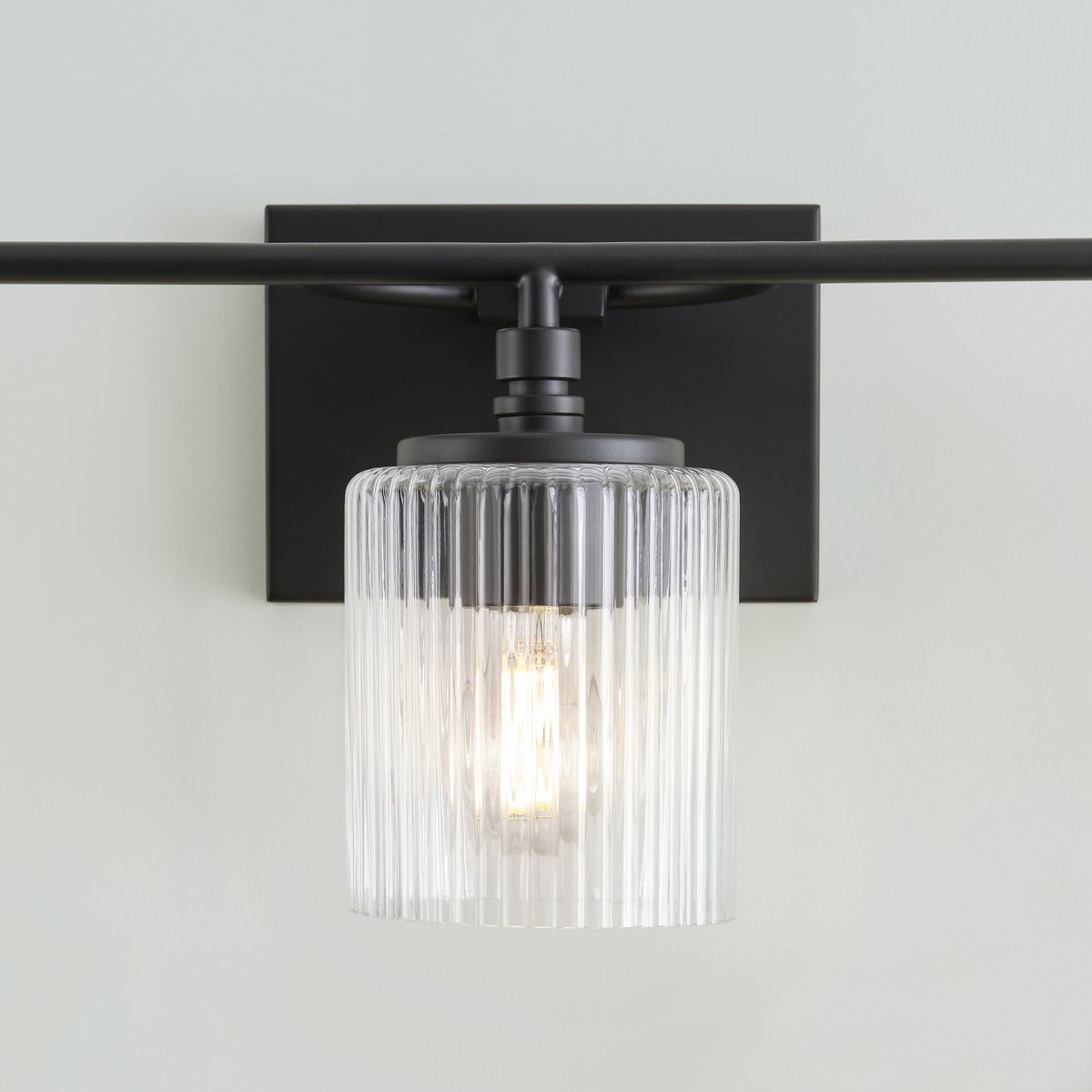 Lirra 3-lichts dimbare badkamerlamp van glas en metaal - Modern design voor badkamer en slaapkamer HL1949