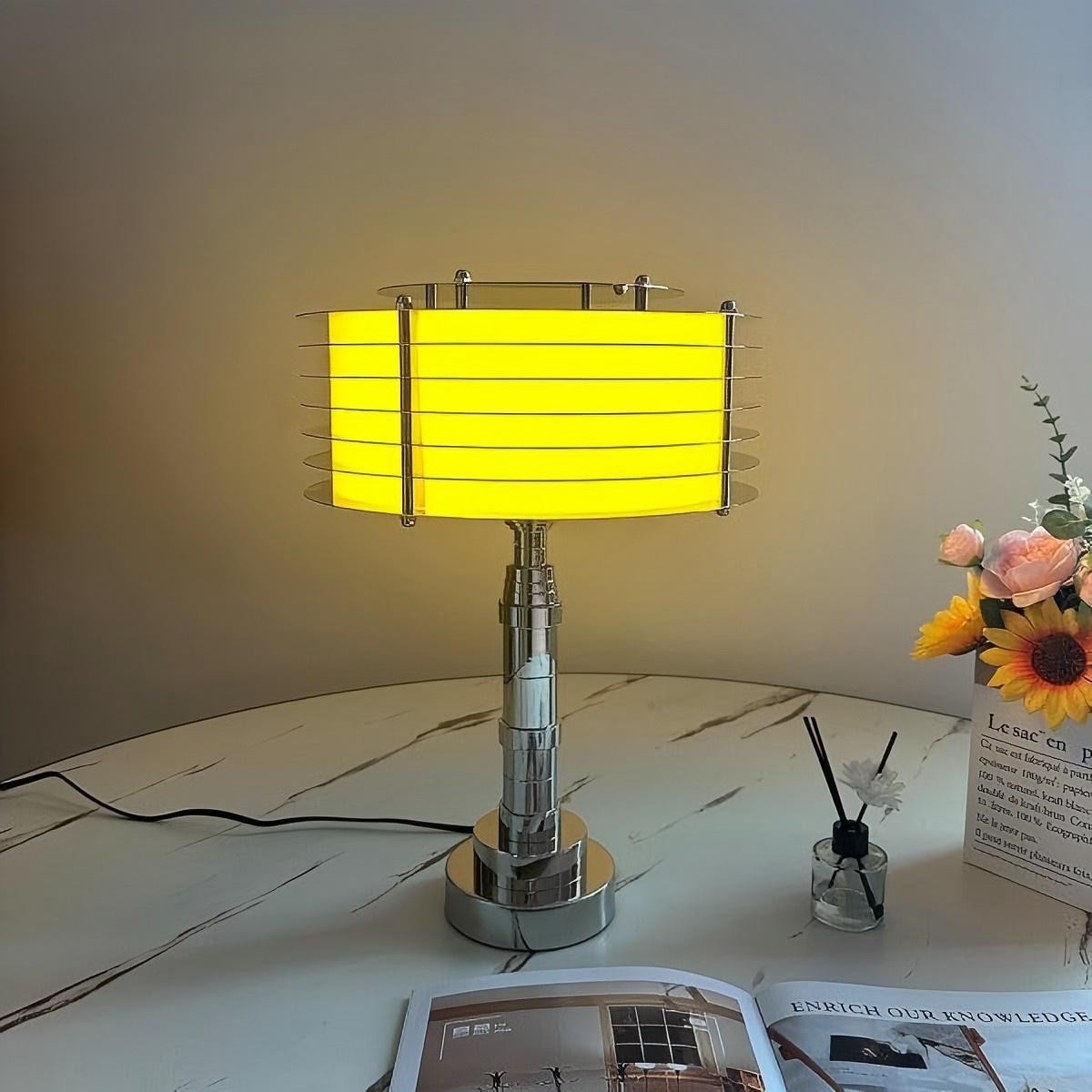 Moderne gelaagde lampen van roestvrij staal - tafel- en vloermodellen HL1835