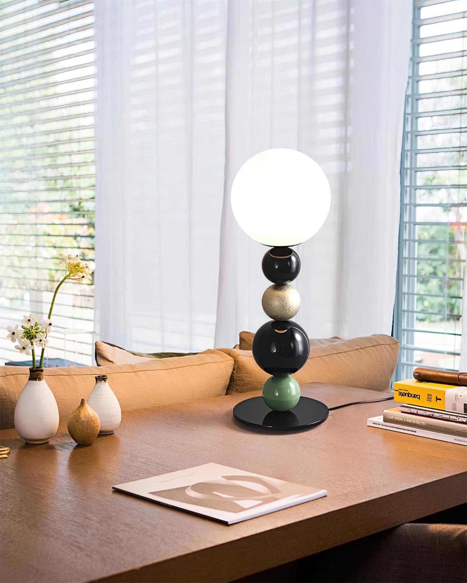 Moderne kalebasbal tafellamp HL721