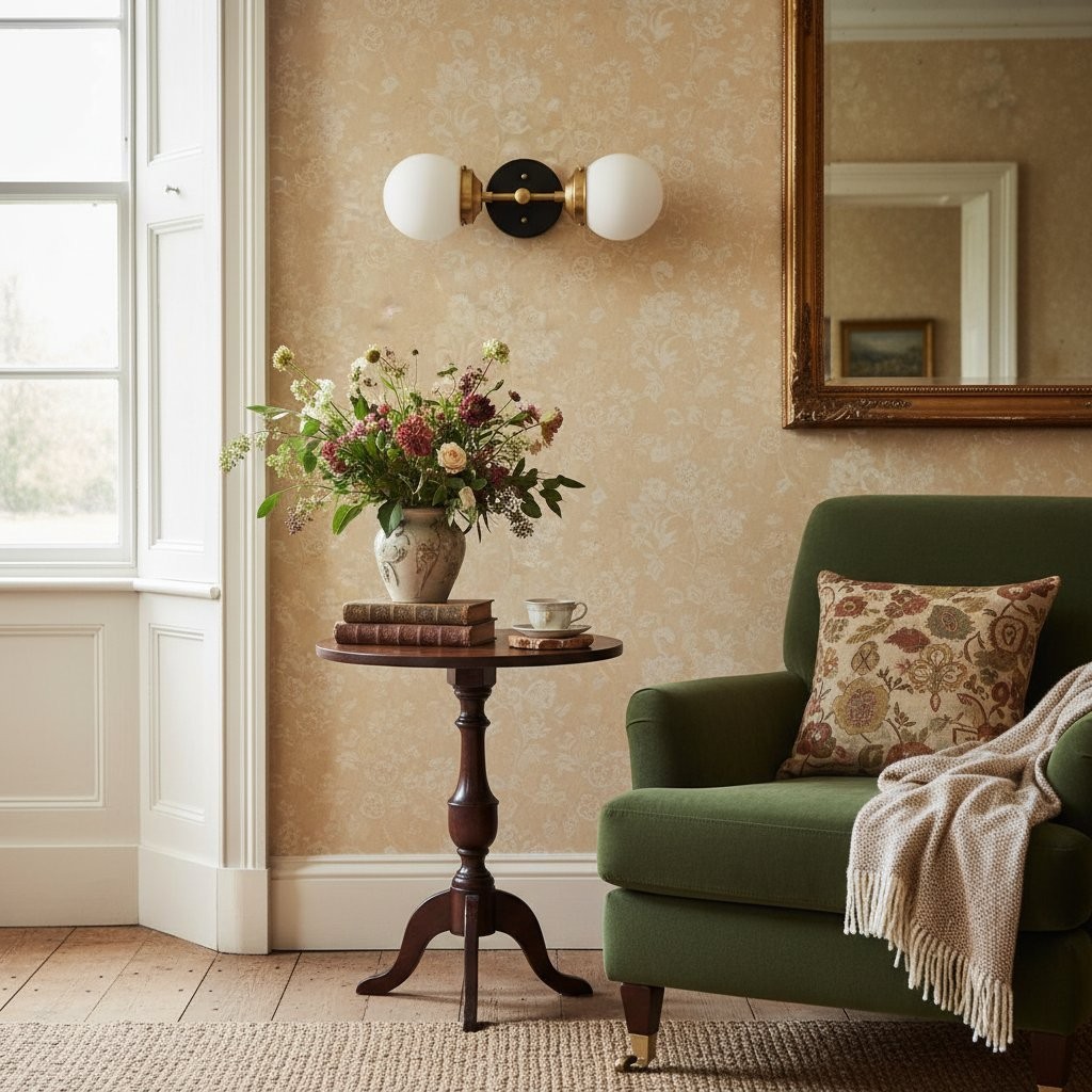 Lumio Globe moderne geometrische wandlamp - badkamermeubelverlichting met twee lampen HL1708