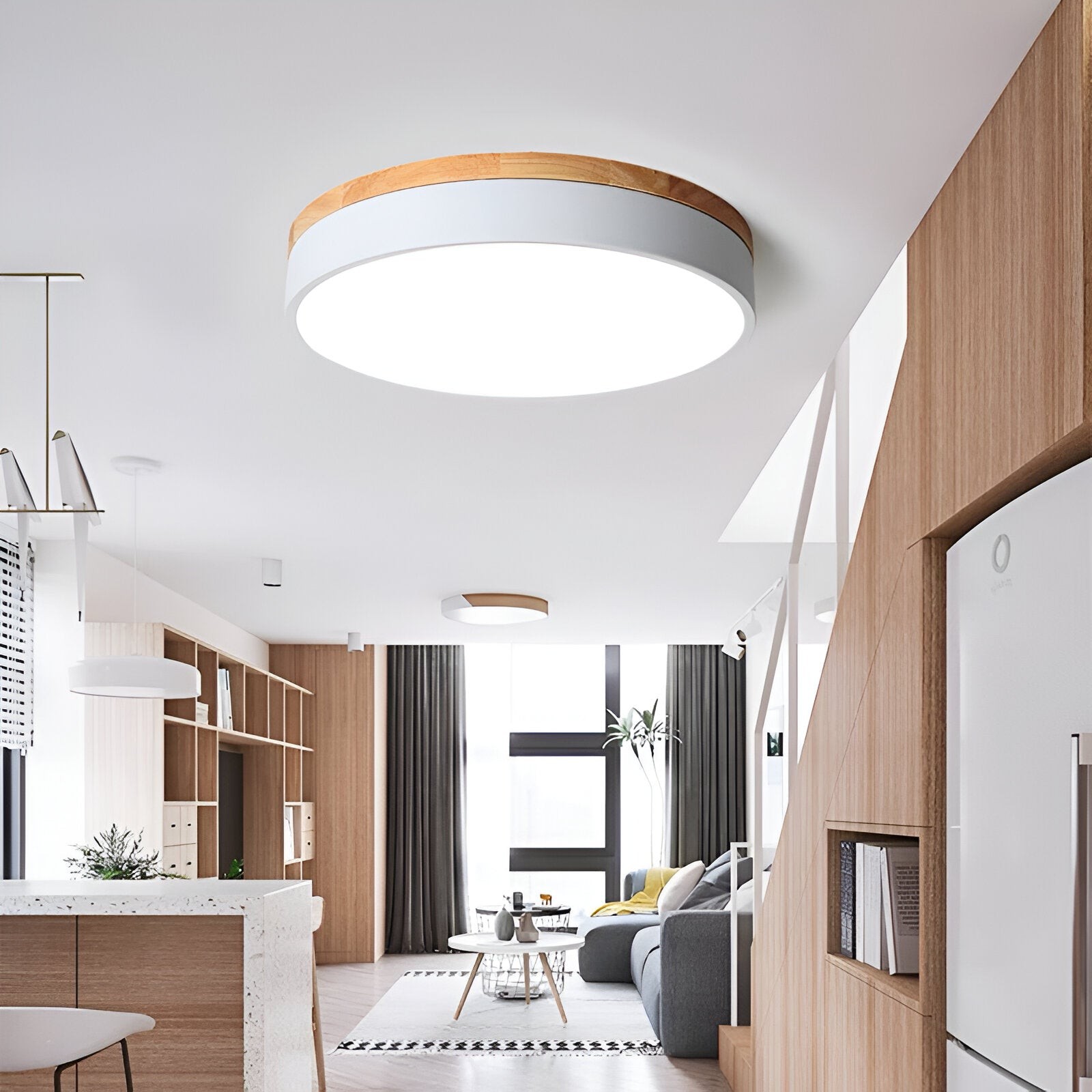 Nordic LED ronde plafondlamp van acryl, minimalistisch design HL1289
