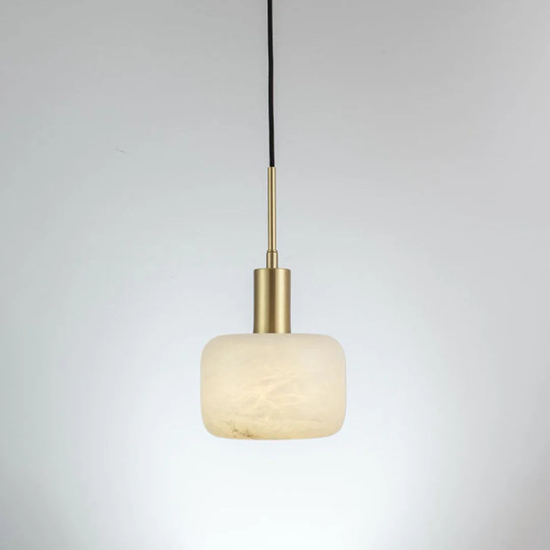 Velia Acorn Alabaster Minimalistische Hanglamp HL3497