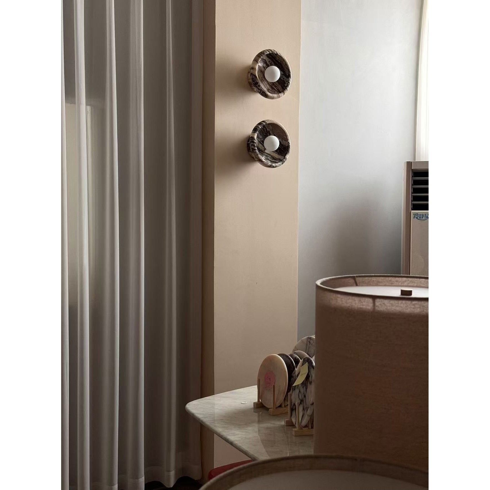 Piedra marmeren wandlamp HL3125