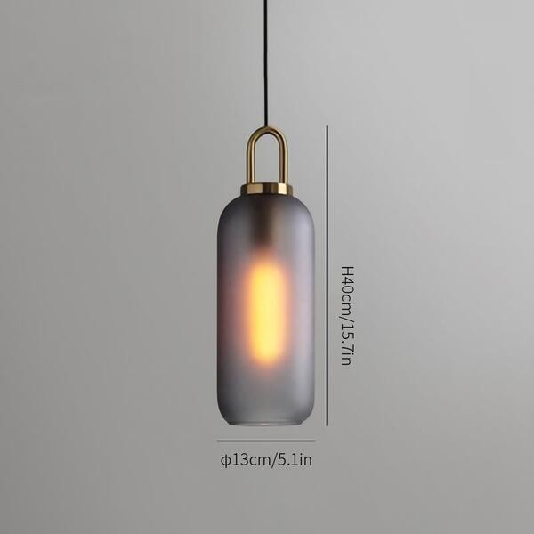 Moderne helder glas bollen fles Shade keuken hanger licht HL40