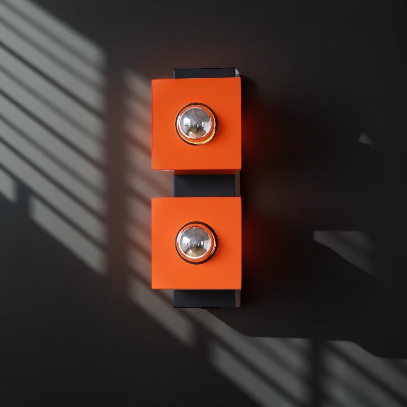 Nordi Vintage Bauhaus ijzeren wandlamp HL1254