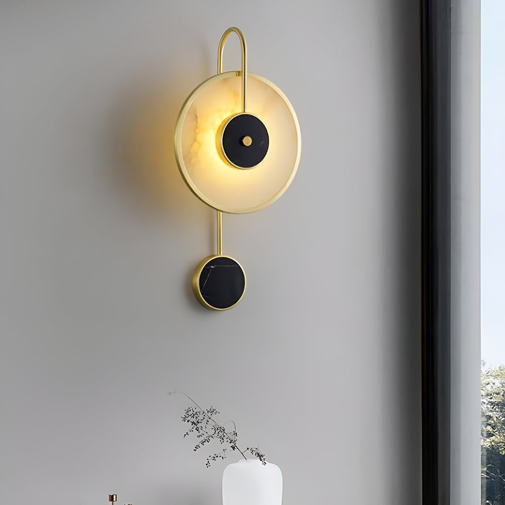 Creatieve schijf metalen wandlamp HL561