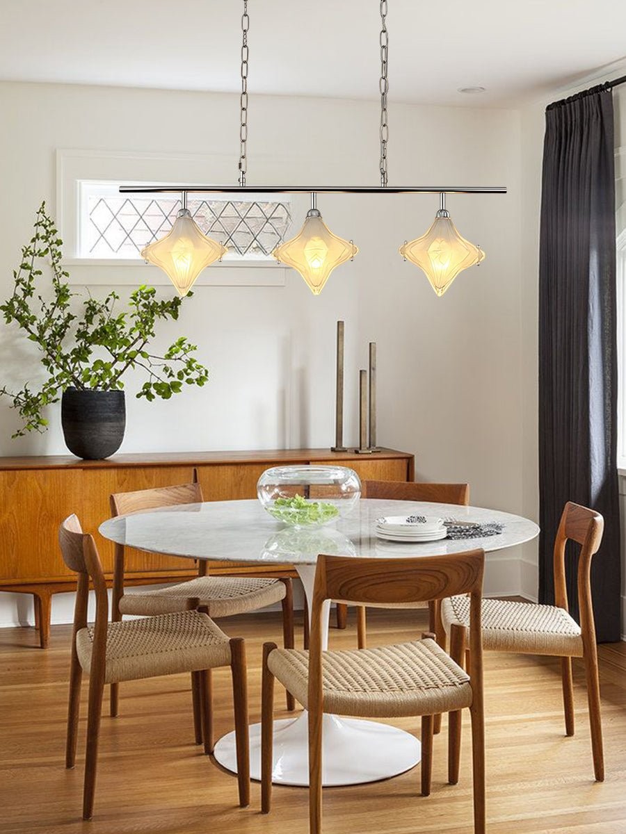 Art Deco Star Lineaire Hanglamp - Elegante Verlichting voor Keukeneiland - Astris Cassiopeia HL1798