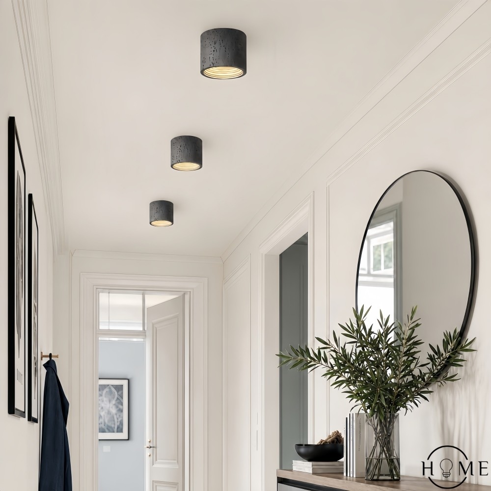 Moderne Wabi-Sabi cilindrische plafondlamp HL513