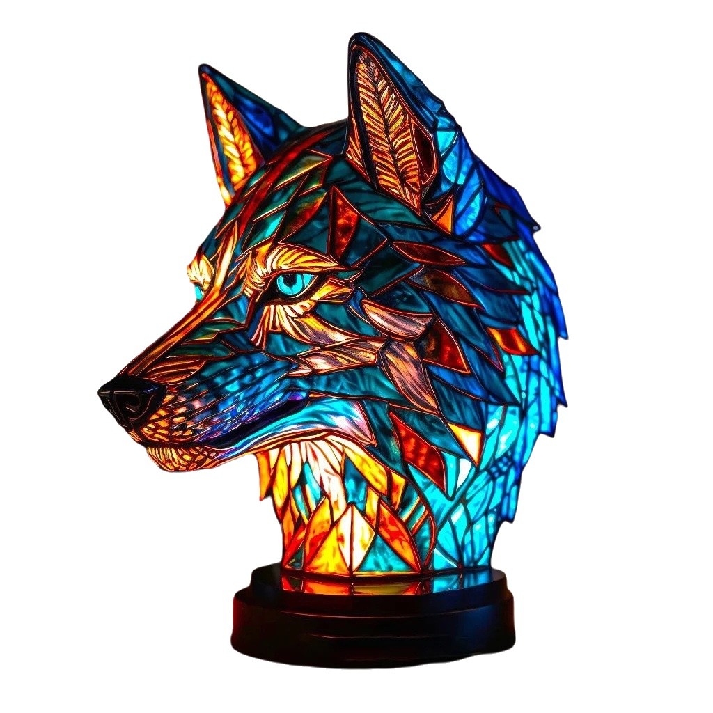 Magisch dierenbeeld Hars Tafellamp HL590